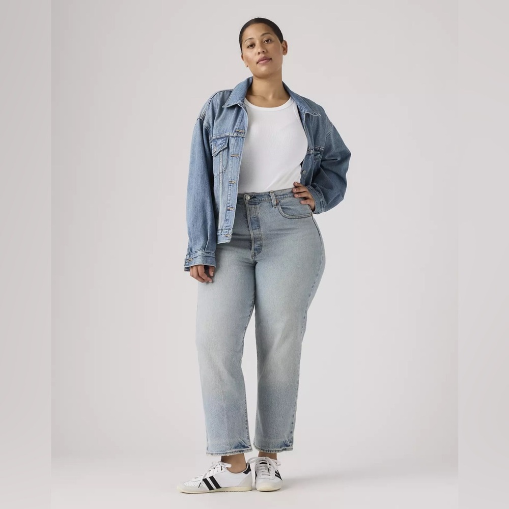 Ribcage Straight Ankle Medium Wash Levi’s - Size 34
